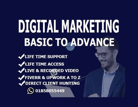 DIGITAL MARKETING BASIC TO ADVANCE COURSE  LIFE TIME ACCESS