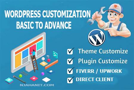 Web Design / WP Theme Customization Basic To Advance